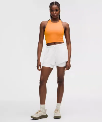 Lululemon Lightweight 2-in-1 Running High-rise Short In Brown