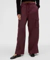 Lululemon Lightweight Adjustable Mid-rise Cargo Pants In Brown