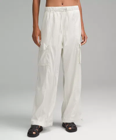 Lululemon Lightweight Adjustable Mid-rise Cargo Pant In White