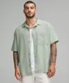 Lululemon Lightweight Camp Collar Button-up Shirt In Green