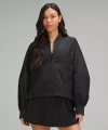 Lululemon Lightweight Hem-cinch Bomber Jacket In Black