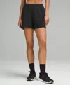 Lululemon Lightweight High-rise Hiking Short 4" In Black