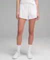 Lululemon Court Rival High-rise Short 3" In White