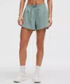 Lululemon Court Rival High-rise Short 3" In Gray