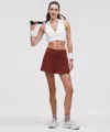 Lululemon Lightweight High-rise Tennis Skirt In Burgundy