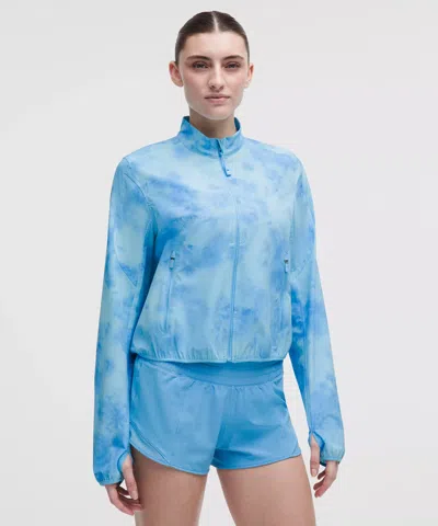 Lululemon Lightweight Relaxed-fit Running Jacket In Blue