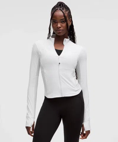 Lululemon Lightweight Uv Protection Running Jacket In White