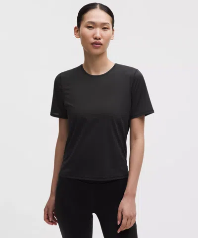 Lululemon Lightweight Running Short-sleeve Shirt In Black
