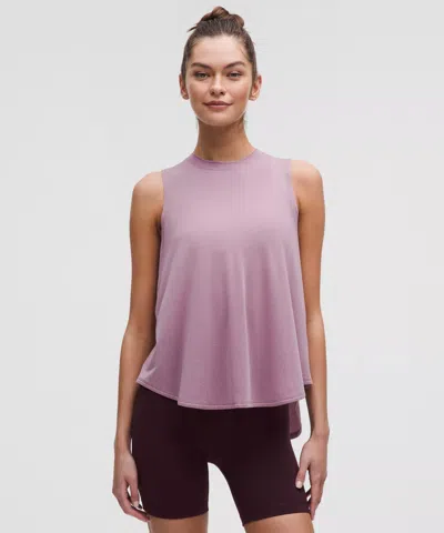 Lululemon Lightweight Split-back Training Tank Top In Purple
