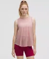 Lululemon Lightweight Split-back Training Tank Top In Pink