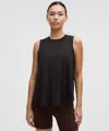 Lululemon Lightweight Split-back Training Tank Top In Black