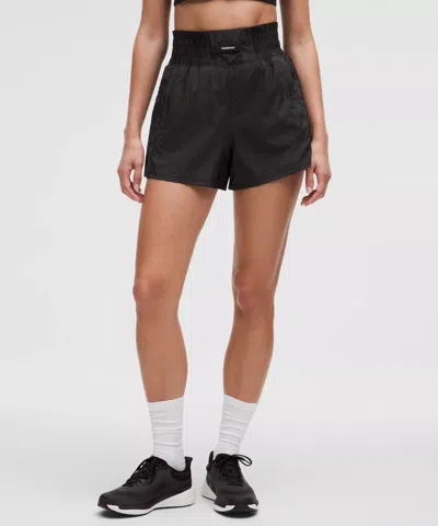 Lululemon Lightweight Super-high-rise Training Shorts 4" In Black