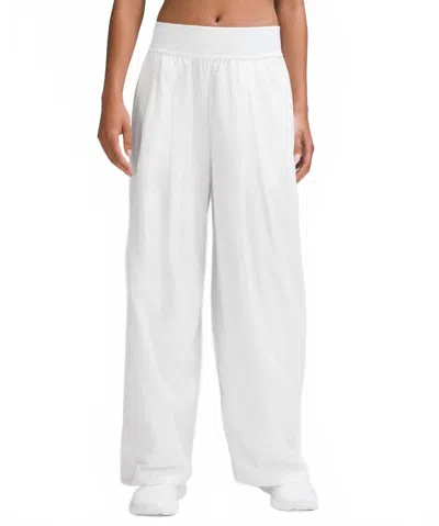 Lululemon Lightweight Tennis Mid-rise Track Pant In White
