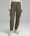 Lululemon Lighweight Cargo Mid-rise Hiking Pants In Green