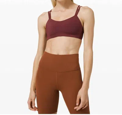 Lululemon Like A Cloud Bra B/c In Red Merlot In Multi