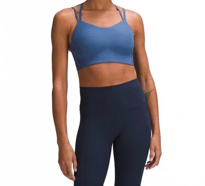 Lululemon Like A Cloud Longline Bra In Pitch Blue