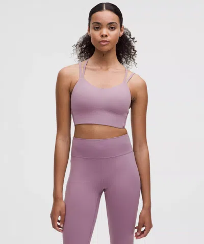Lululemon Like A Cloud Longline Bra Light Support, B/c Cup In Purple