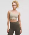 Lululemon Like A Cloud Longline Bra Light Support, B/c Cup In Green