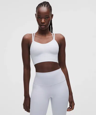 Lululemon Like A Cloud Longline Bra Light Support, B/c Cup In White