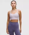 Lululemon Like A Cloud Longline Bra Light Support, B/c Cup In White