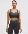 Lululemon Like A Cloud Longline Bra Light Support, D/dd Cup In Gray