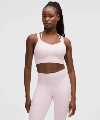 Lululemon Like A Cloud Longline Bra In Pink