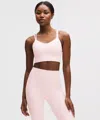 Lululemon Like A Cloud Longline Bra In Pink