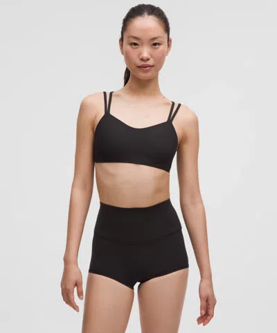 Lululemon Like A Cloud Ribbed Bra Light Support, B/c Cup In Black