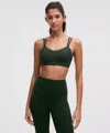 Lululemon Like A Cloud Ribbed Bra Light Support, B/c Cup In Green