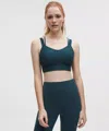 Lululemon Like A Cloud Ribbed Longline Bra
