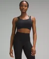 Lululemon Like A Cloud Ribbed Longline Bra Light Support, D/dd Cup