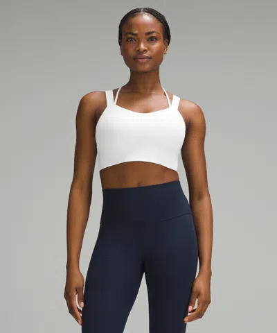 Lululemon Like A Cloud Ribbed Longline Bra Light Support, D/dd Cup