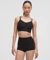 Lululemon Like A Cloud Ribbed Longline Bra Light Support, B/c Cup In Black