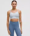 Lululemon Like A Cloud Ribbed Longline Bra Light Support, B/c Cup