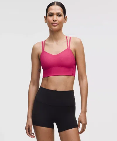 Lululemon Like A Cloud Ribbed Longline Bra Light Support, B/c Cup