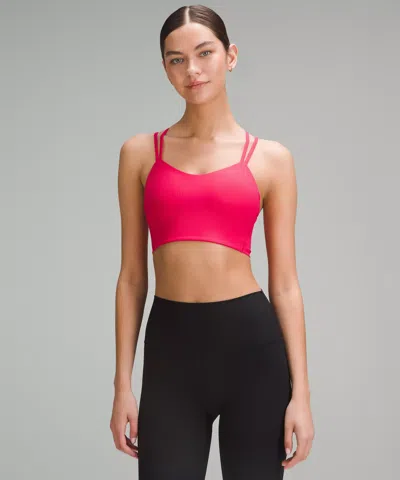 Lululemon Like A Cloud Ribbed Longline Bra Light Support, B/c Cup