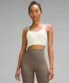 Lululemon Like A Cloud Ribbed Longline Bra Light Support, B/c Cup