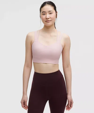 Lululemon Like A Cloud Ribbed Longline Bra Light Support, D/dd Cup