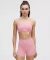 Lululemon Like A Cloud Spaghetti-strap Bra Light Support, A/b Cup In Pink