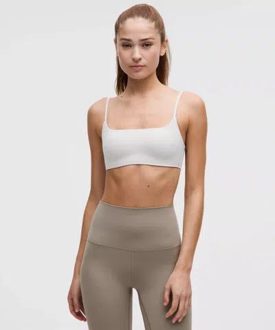 Lululemon Like A Cloud Spaghetti-strap Bra In White