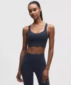 Lululemon Like A Cloud Train Bra In Gray