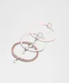 Lululemon Logo Charm Hair Ties