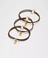 Lululemon Logo Charm Hair Ties 3 Pack