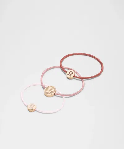 Lululemon Logo Hair Ties