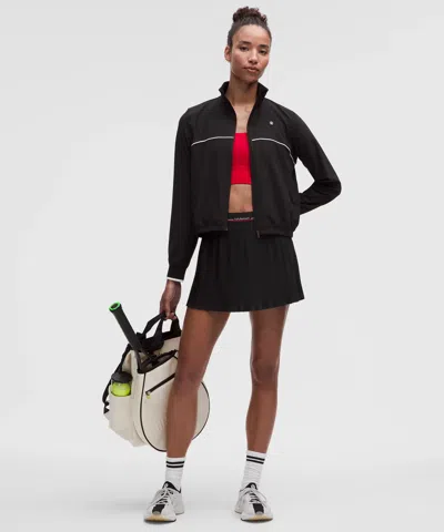 Lululemon Logo-waist Micro-pleat Mid-rise Tennis Skirt