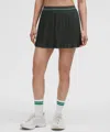Lululemon Logo-waist Micro-pleat Mid-rise Tennis Skirt Long