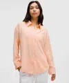 Lululemon Long Button-front Shirt