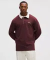 Lululemon Long-sleeve Rugby Shirt In Burgundy