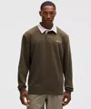 Lululemon Long-sleeve Rugby Shirt In Brown