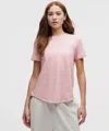 Lululemon Love Crewneck T-shirt In Pink